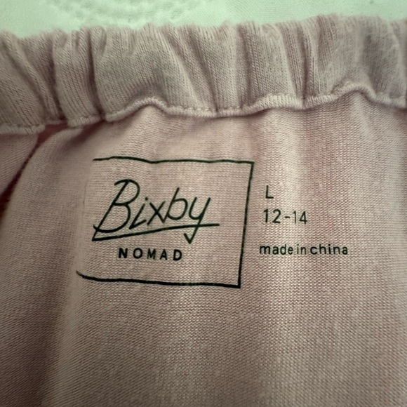 Bixby Nomad Pink to Grey Ombré sundress Super Soft Women's Dress sz L - Picture 5 of 14